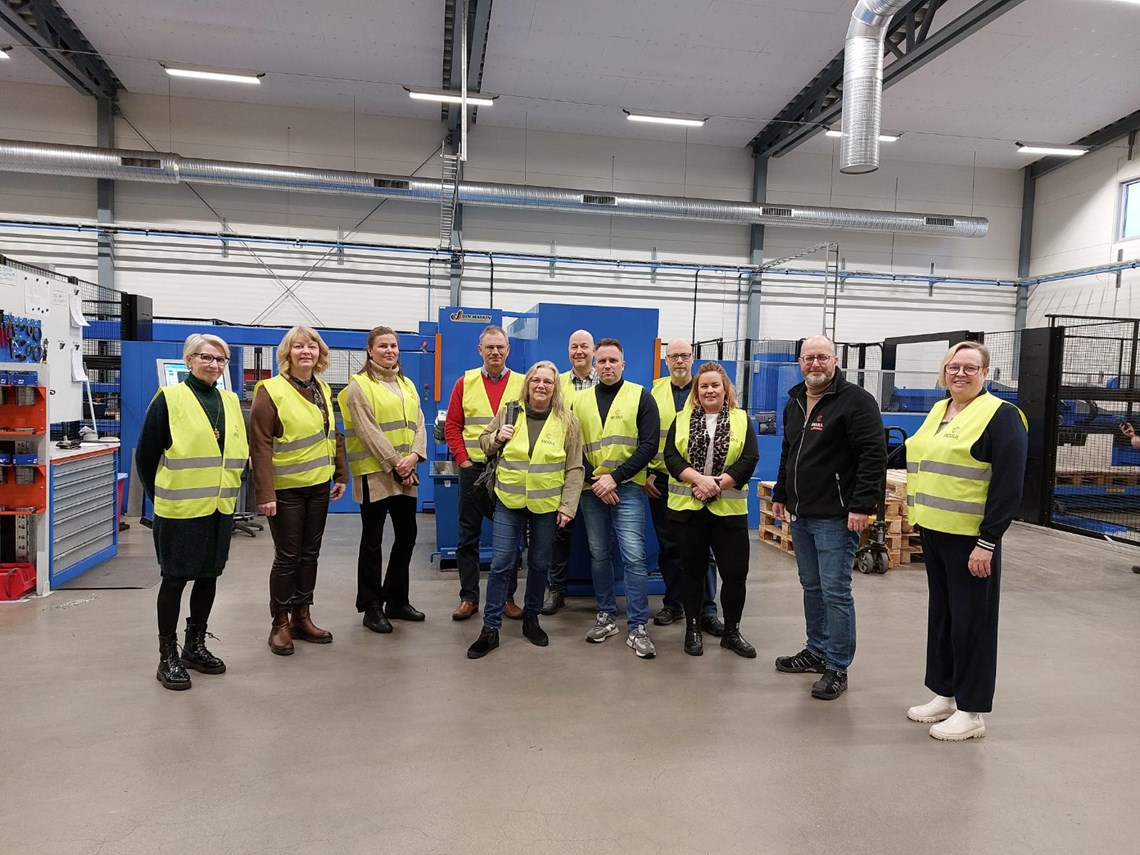 Vikten av samverkan och samarbete. Kalix Näringslivsråd på besök hos Modul