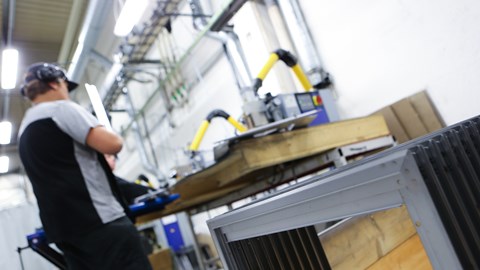 Arbete i maskinparken