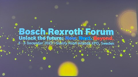 Kontraktstillverkaren Modul deltog på Bosch Rexroth Forum 2023.